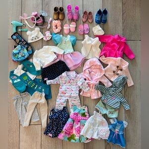 ❗️SOLD❗️Lot of 18” Doll Clothes and Accessories